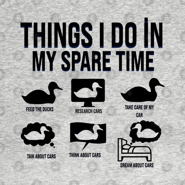 Things I Do In My Spare Time Duck Lover Shirt, Funny Duck Shirt, Lover T-Shirt, Dream About Duck Tee, Spare Time Shirts by Artistic Design